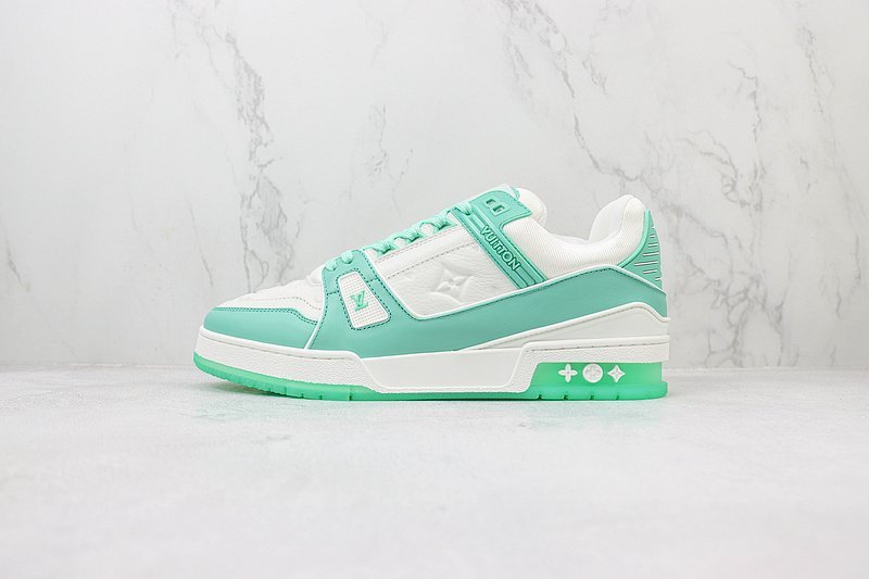 Louis Vuitton LV Trainer 2021 Low "Teal" фото № 2