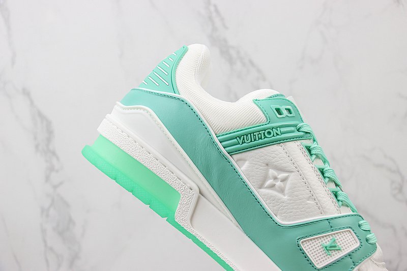 Louis Vuitton LV Trainer 2021 Low "Teal" фото № 4