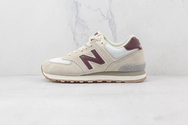New Balance 574 "Moonbeam Burgundy" фото № 2