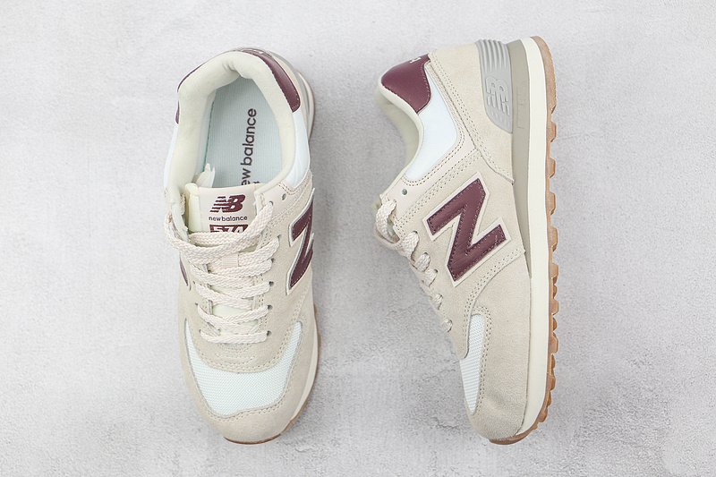 New Balance 574 "Moonbeam Burgundy" фото № 6