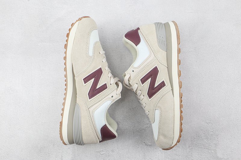 New Balance 574 "Moonbeam Burgundy" фото № 7
