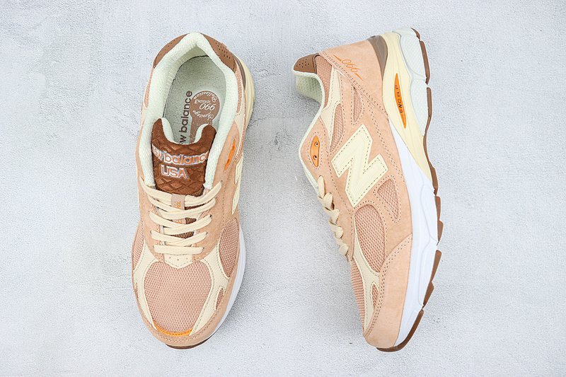 size? x New Balance 990v3 "Orange Cream" фото № 6