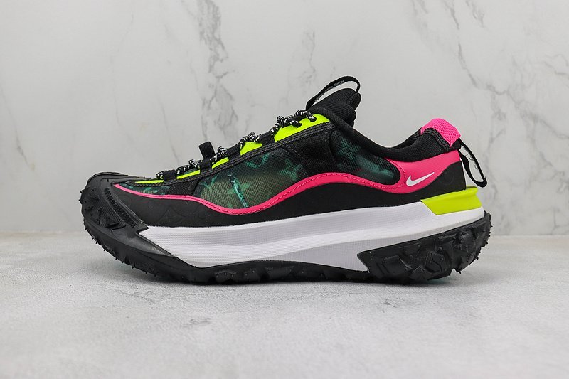 Louis Vuitton x Nike ACG Mountain Fly 2 Low "Black/Pink/Yellow" фото № 2