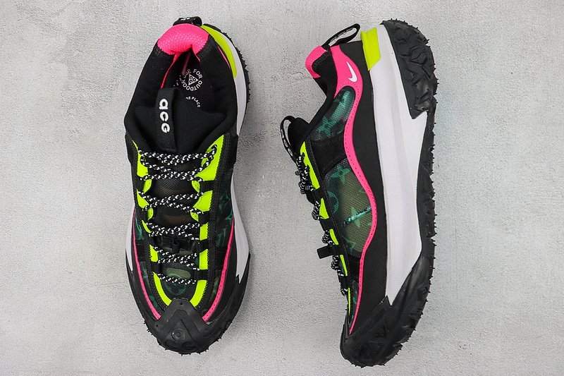 Louis Vuitton x Nike ACG Mountain Fly 2 Low "Black/Pink/Yellow" фото № 6