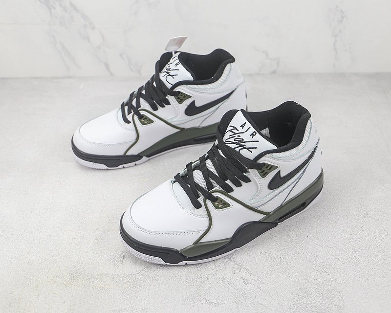 Nike Air Flight 89 "White/Black/Olive" фото № 5