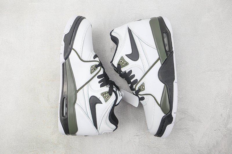Nike Air Flight 89 "White/Black/Olive" фото № 6