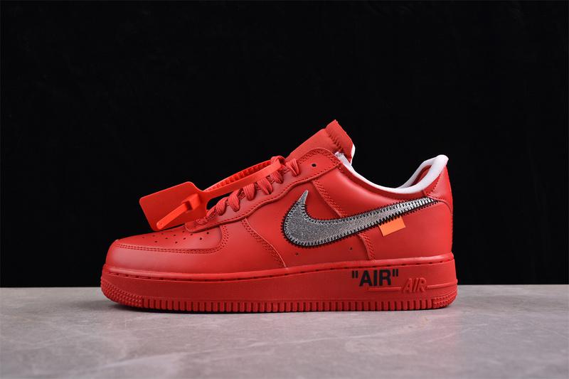 Off-White x Nike Air Force 1 "Red Lightning" фото № 5