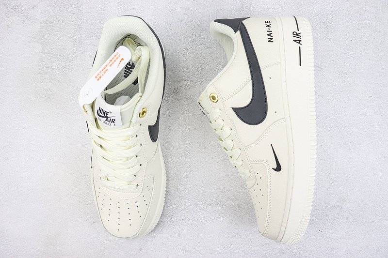 Nike Air Force 1 Low "NAI-KE Beige/Black“ фото № 7