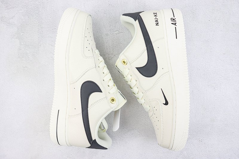 Nike Air Force 1 Low "NAI-KE Beige/Black“ фото № 6