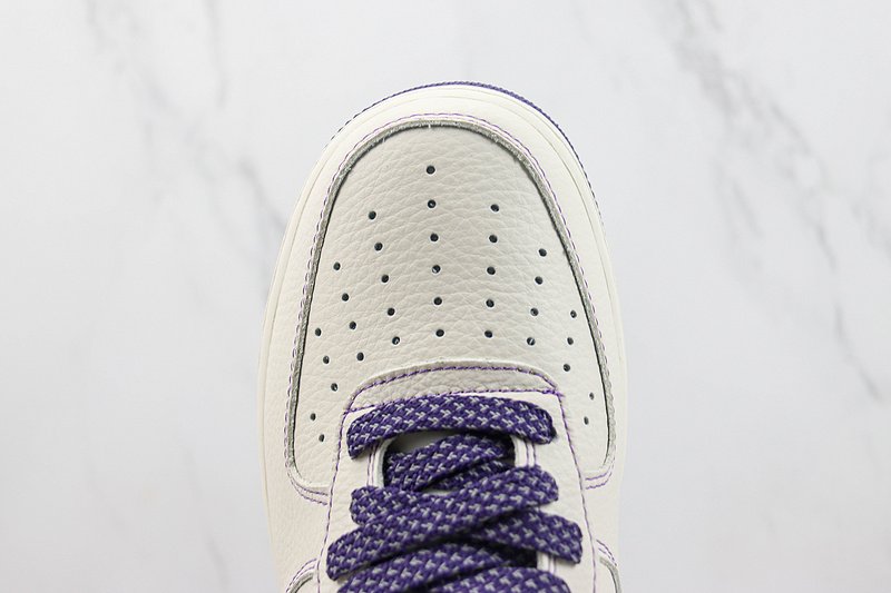 Stussy x Nike Air Force 1 Low "White/Dark Purple" фото № 4
