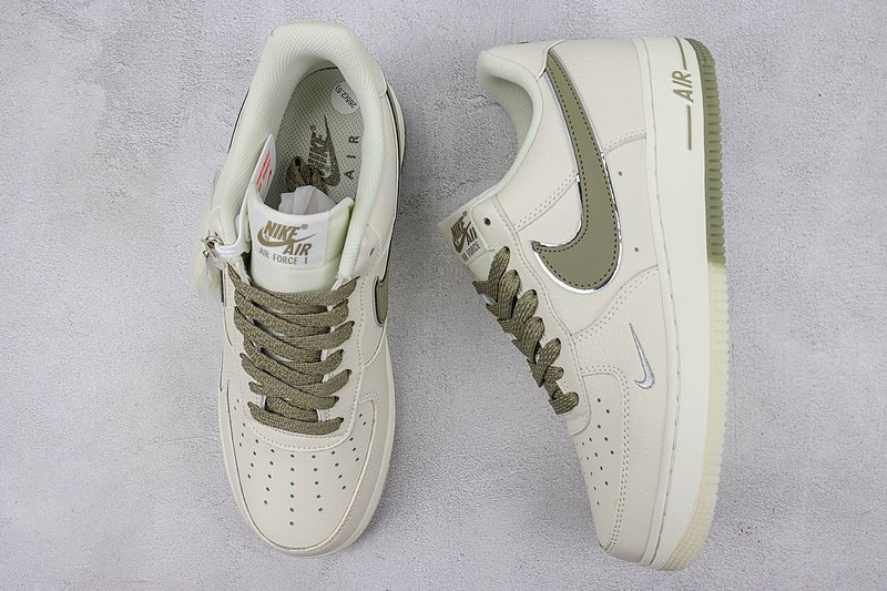 Nike Air Force 1 Low "White/Marsh" фото № 7
