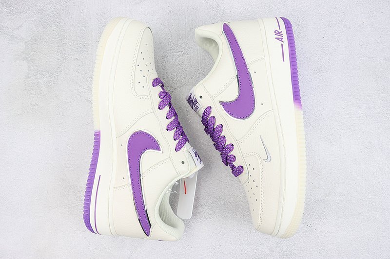 Nike Air Force 1 Low "Off White/Amethyst Purple" фото № 7