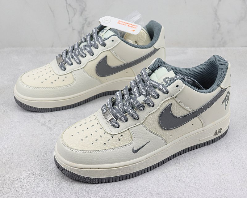 Terror Squad x Nike Air Force 1 Low "Wheat White/Grey" фото № 5