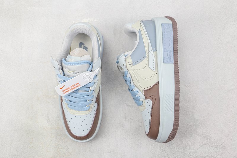 Nike Air Force 1 Low "Fontanka/Brown/Blue/Mocha" фото № 6