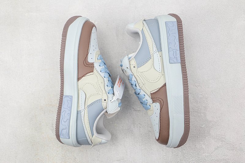 Nike Air Force 1 Low "Fontanka/Brown/Blue/Mocha" фото № 7