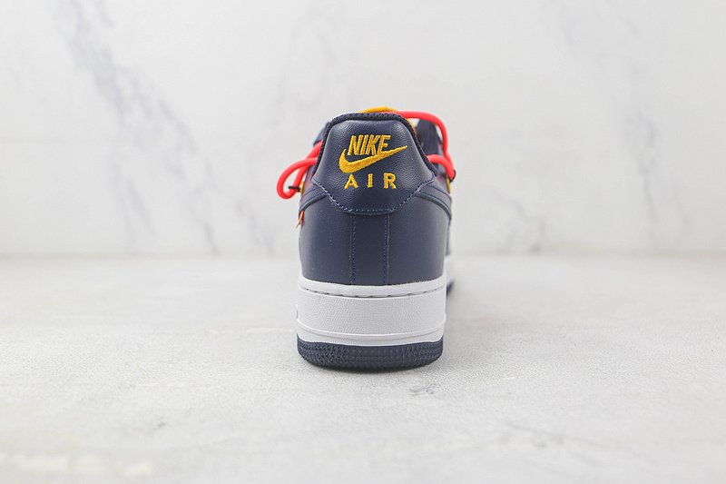 Nike Air Force 1 Low "Yellow and Blue Strap Deconstructed" фото № 9