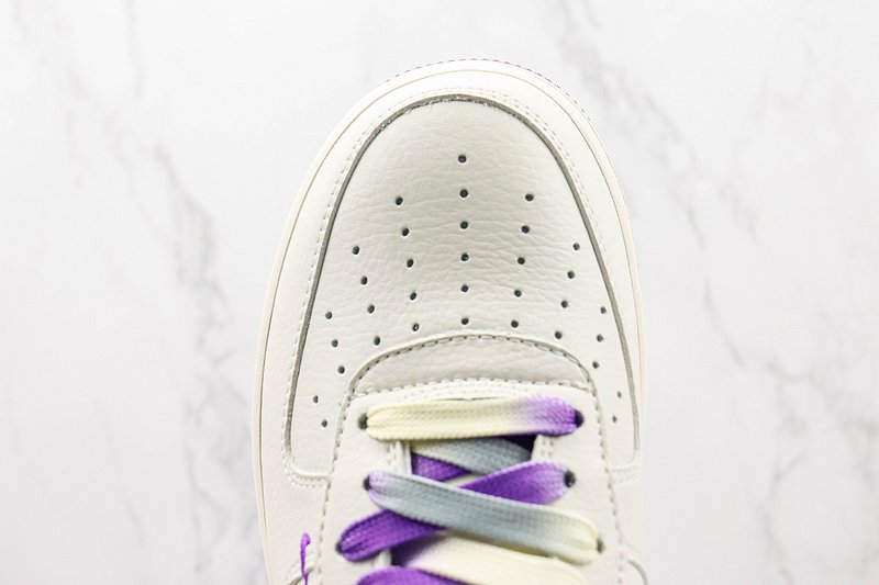 Sacramento Kings x Nike Air Force 1 Low "White/Purple/Grey" фото № 4