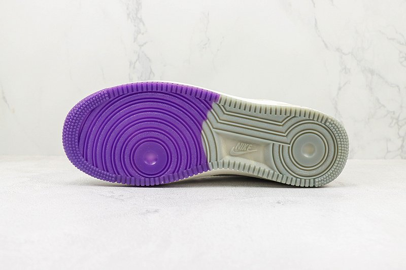 Sacramento Kings x Nike Air Force 1 Low "White/Purple/Grey" фото № 8