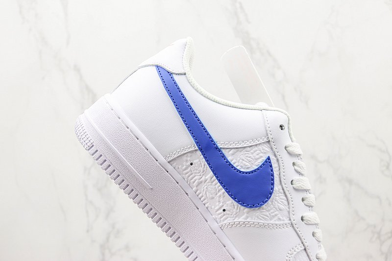 Nike Air Force 1 Low "White/Royal Blue Swoosh" фото № 3