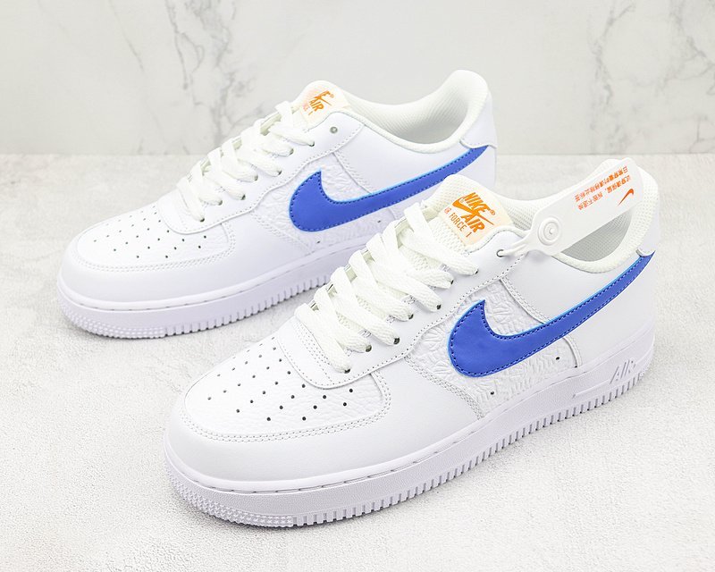 Nike Air Force 1 Low "White/Royal Blue Swoosh" фото № 5