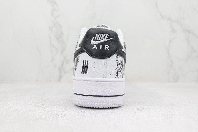 One Piece x Nike Air Force 1 Low "White/Black" фото № 9