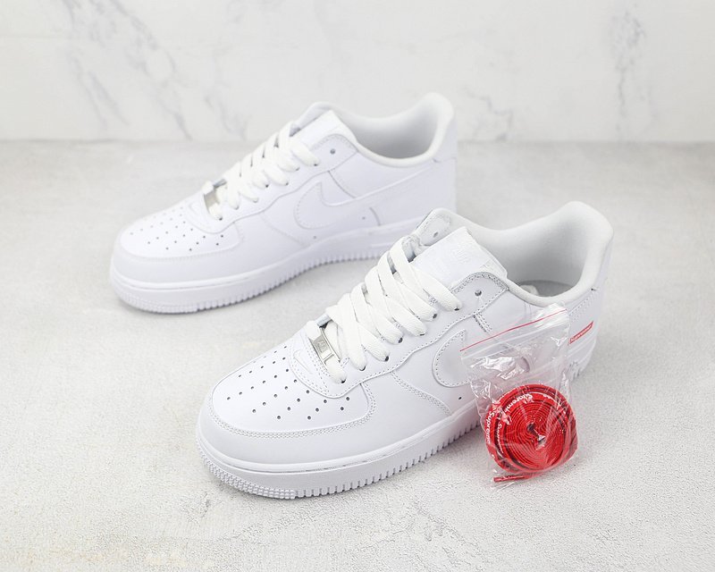 Supreme x Nike Air Force 1 Low "Supreme/White" фото № 5