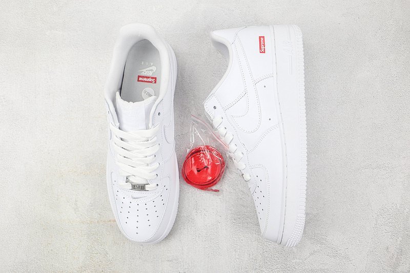 Supreme x Nike Air Force 1 Low "Supreme/White" фото № 7