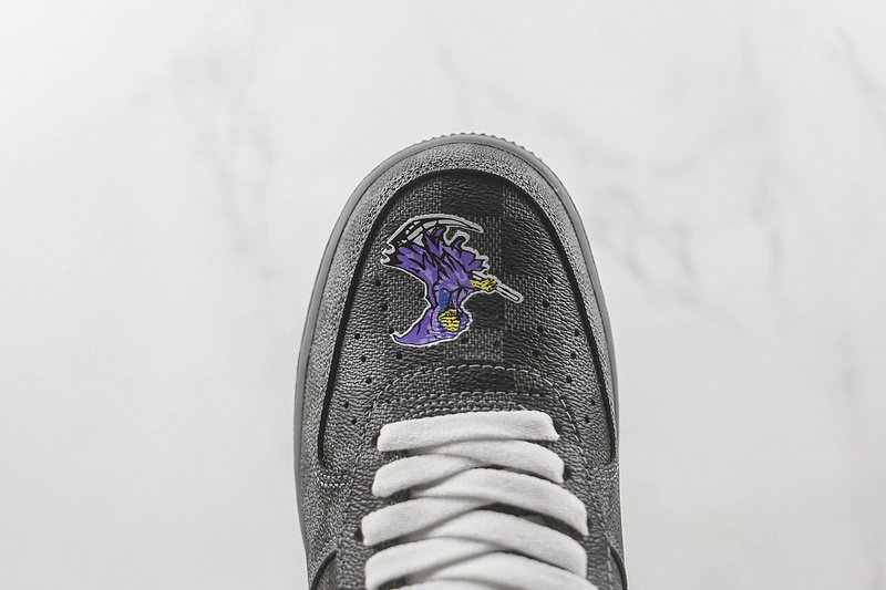 Louis Vuitton x Nike Air Force 1 Low "Grey Checkerboard" фото № 4