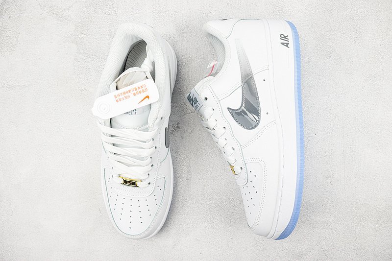 Nike Air Force 1 07 Low "Light Grey/White" фото № 6
