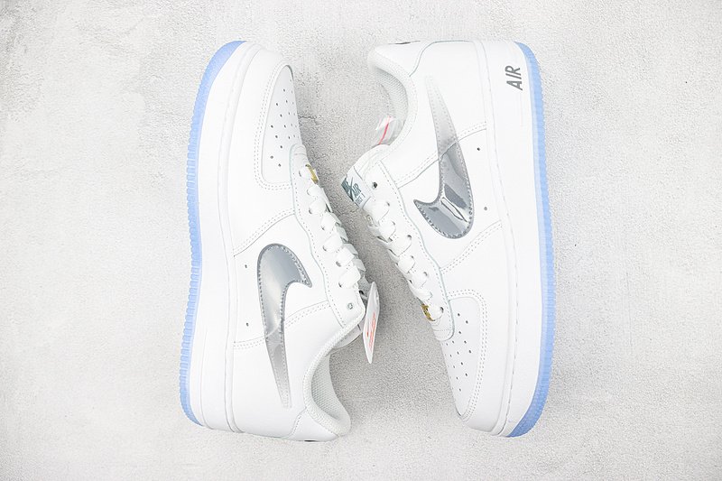 Nike Air Force 1 07 Low "Light Grey/White" фото № 7