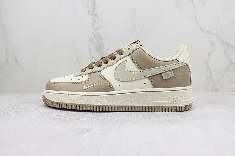 Nike Air Force 1 Low "Mocha Brown/Sail White/Swoosh" фото № 2
