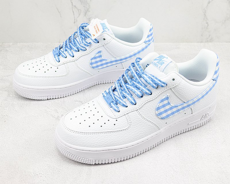 Nike Air Force 1 Low "Blue Gingham" фото № 5