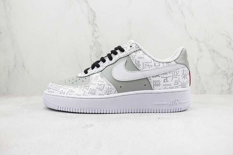 Nike Air Force 1 Low "Grey/Hundred Names" фото № 2