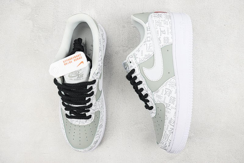 Nike Air Force 1 Low "Grey/Hundred Names" фото № 7