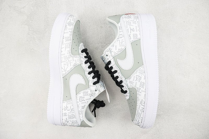Nike Air Force 1 Low "Grey/Hundred Names" фото № 6