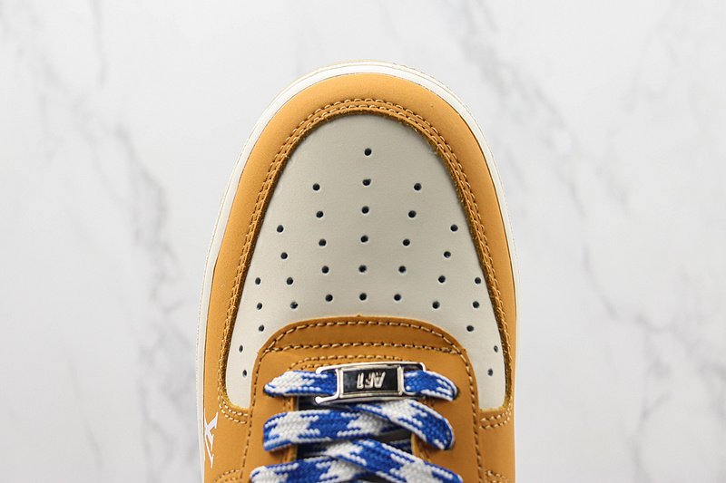 Louis Vuitton x Nike Air Force 1 Low "Cream White/Orange" фото № 4