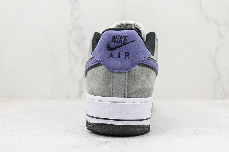 Nike Air Force 1 Low "Suede Grey/Purple/White/Black" фото № 9