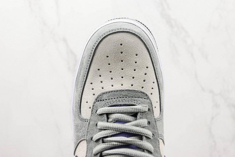 Nike Air Force 1 Low "Suede Grey/Purple/White/Black" фото № 4
