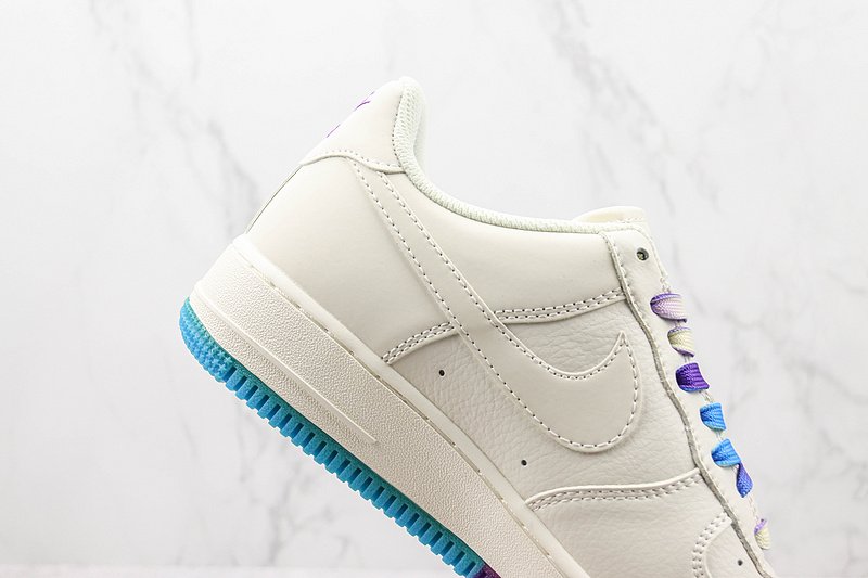 Nike Air Force 1 Low "Los Angeles Lakers/Beige/Purple" фото № 3
