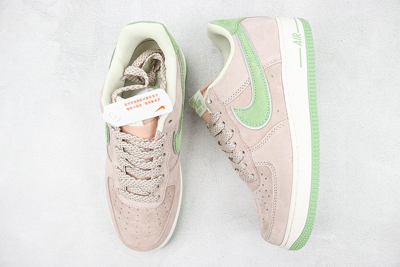 Akira x Nike Air Force 1 Low "Suede Pink/Green/White" фото № 6