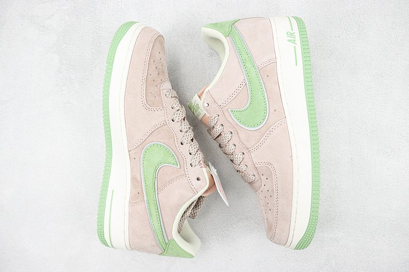 Akira x Nike Air Force 1 Low "Suede Pink/Green/White" фото № 7