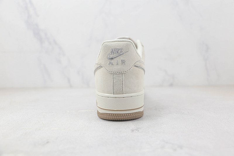 Nike Air Force 1 Low "Silver Swoosh/Gray/Brown" фото № 9