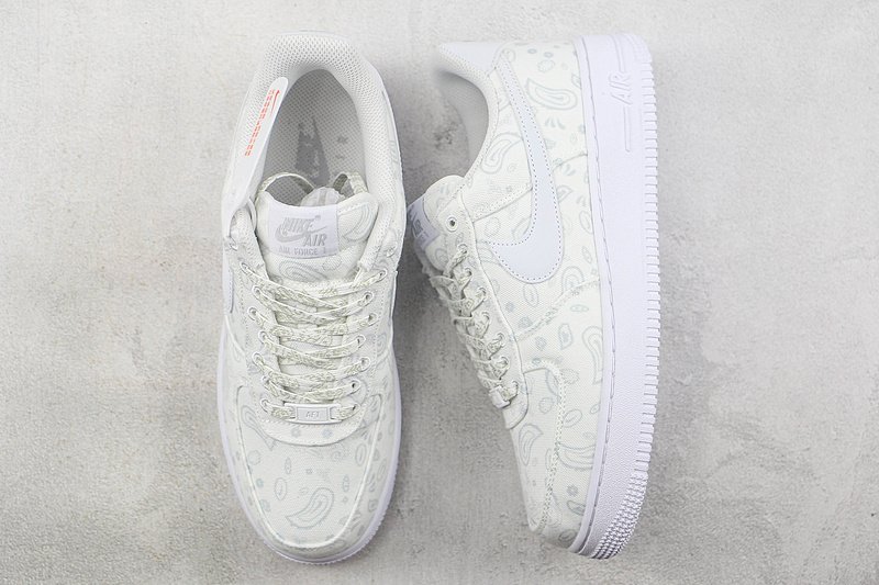 Nike Air Force 1 Low "Grey/White Paisley" фото № 6