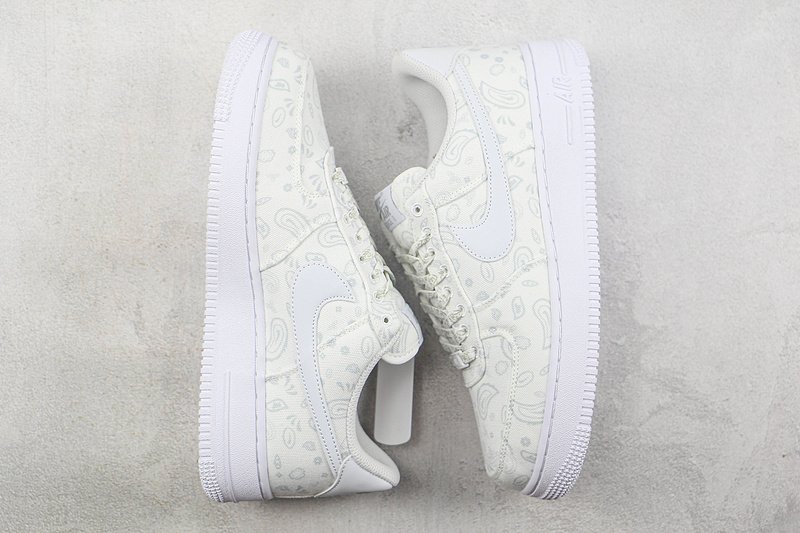 Nike Air Force 1 Low "Grey/White Paisley" фото № 7