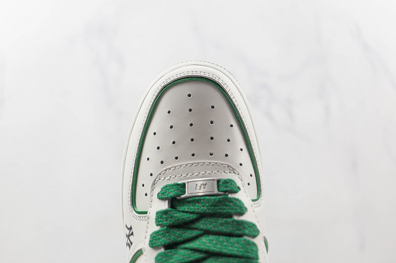 MLB x Nike Air Force 1 Low "Cream/Green" фото № 4