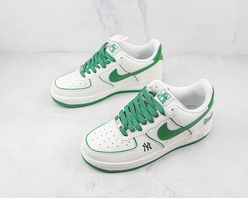 MLB x Nike Air Force 1 Low "Cream/Green" фото № 5