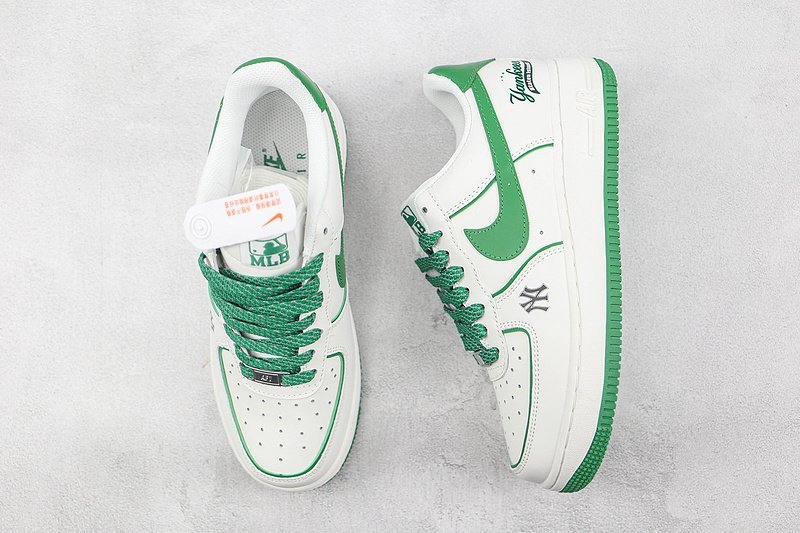 MLB x Nike Air Force 1 Low "Cream/Green" фото № 6