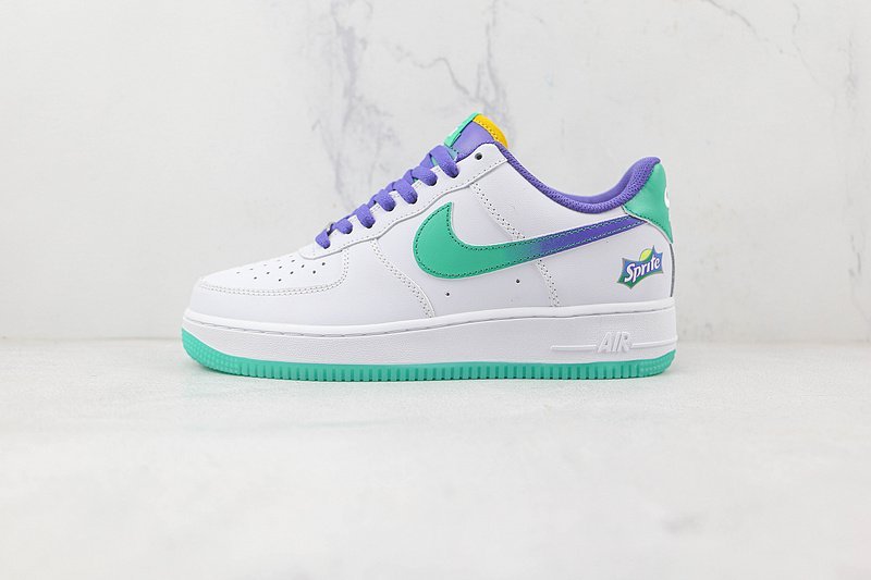 Sprite x Nike Air Force 1 Low "White/Dark Purple/Green" фото № 2