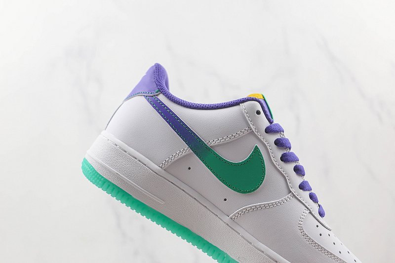 Sprite x Nike Air Force 1 Low "White/Dark Purple/Green" фото № 3