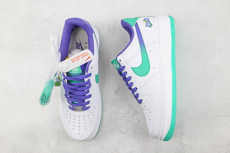 Sprite x Nike Air Force 1 Low "White/Dark Purple/Green" фото № 6